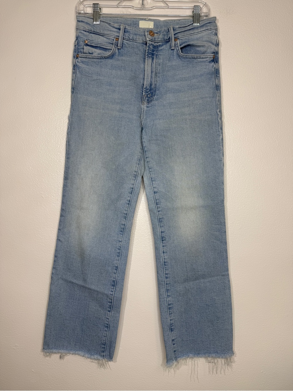 MOTHER Kick It Ankle Fray in Norway Nude wash! 28